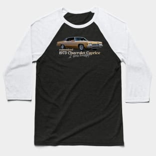 Customized 1973 Chevrolet Caprice 2 Door Hardtop Baseball T-Shirt